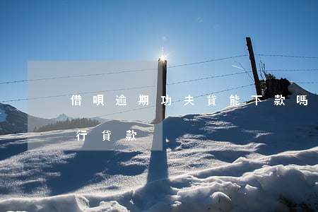 借唄逾期功夫貸能下款嗎(借唄逾期能不能銀行貸款)