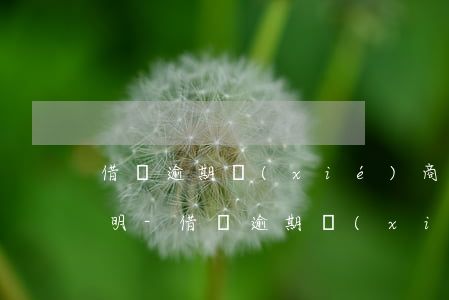 借唄逾期協(xié)商還款還要你辦理證明-借唄逾期協(xié)商還款需要什么憑證
