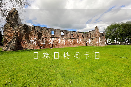 借唄逾期可以用其他信用卡嗎-借唄逾期了 還能辦信用卡嗎