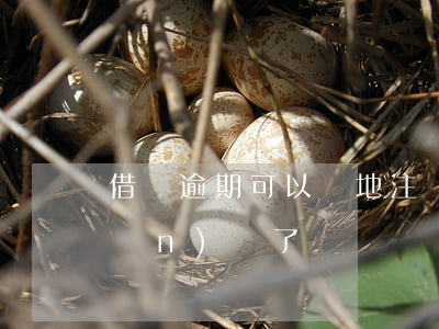 借唄逾期可以異地注銷嗎(逾期借唄關(guān)閉了)