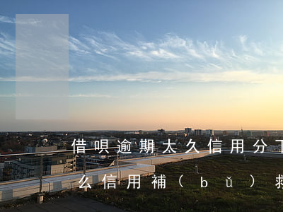 借唄逾期太久信用分下降(借唄逾期降額了怎么信用補(bǔ)救)
