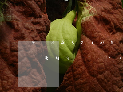 借唄逾期怎么追回自動(dòng)扣款(借唄逾期自動(dòng)扣銀行卡怎么辦)