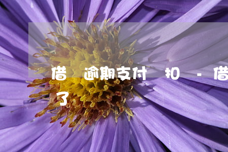 借唄逾期支付寶扣錢-借唄逾期直接把錢扣了
