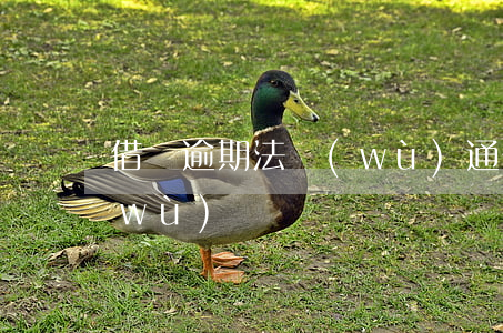 借唄逾期 法務(wù)通告（借唄逾期 法務(wù)）