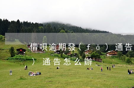 借唄逾期發(fā)通告(借唄逾期發(fā)通告怎么辦)