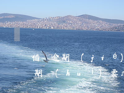 借唄逾期結(jié)清影響房貸不(借唄逾期會(huì)要求一次性結(jié)清借款嗎)