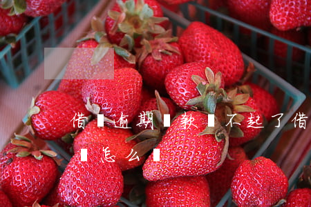 借唄逾期還款還不起了(借唄的錢逾期還不上會怎么樣)