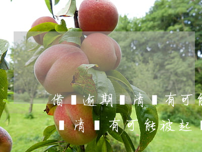 借唄逾期還清還有可能被起訴嗎-借唄逾期還清還有可能被起訴嗎知乎