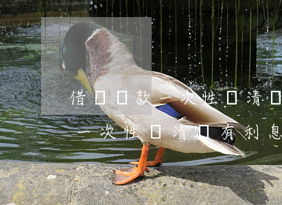 借唄還款一次性還清還有利息嗎-借唄還款一次性還清還有利息嗎多少