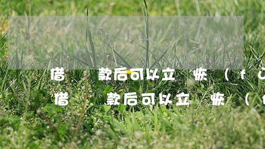 借唄還款后可以立馬恢復(fù)額度嗎-借唄還款后可以立馬恢復(fù)額度嗎