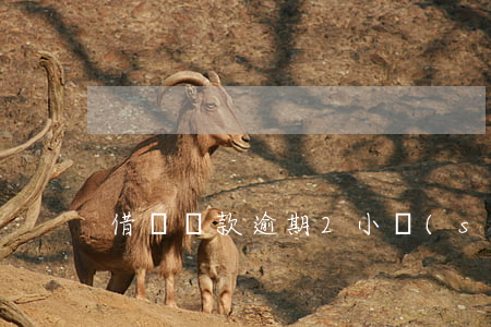 借唄還款逾期2小時(shí)算嗎
