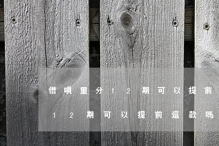 借唄里分12期可以提前還款嗎-借唄里分12期可以提前還款嗎為什么