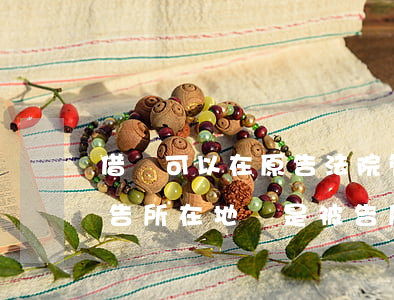 借條可以在原告法院管轄嗎(借條起訴是在原告所在地還是被告所在地)