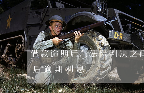 借款逾期后与法院判决之间的利息(判决生效后逾期利息)