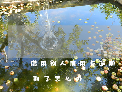 借用别人信用卡逾期-朋友借我的信用卡逾期了怎么办