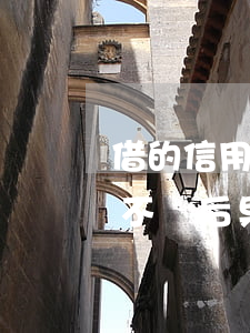 借的信用卡不還錢怎么辦(如果借信用卡的錢不還后果怎么樣)
