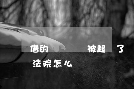 借的錢沒錢還被起訴了會怎么樣（借錢沒錢還法院怎么辦）