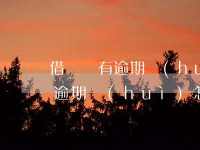 借貸寶有逾期會(huì)怎么樣(借貸寶有逾期會(huì)怎么樣嗎)