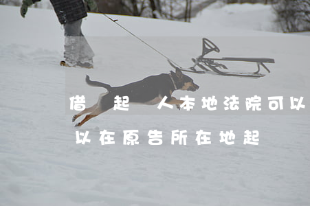 借貸起訴人本地法院可以起訴嗎(借款糾紛可以在原告所在地起訴嗎)