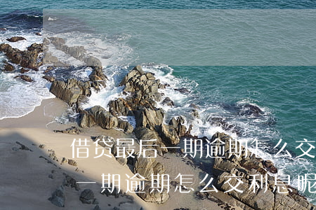 借贷最后一期逾期怎么交利息呢-借贷最后一期逾期怎么交利息呢合法吗