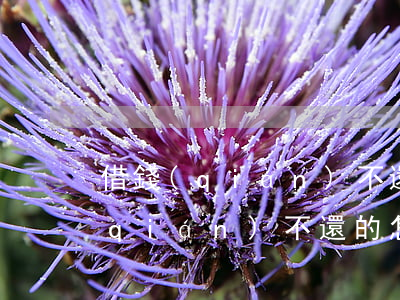 借錢(qián)不還有什么好辦法(借錢(qián)不還的怎么處理最好)