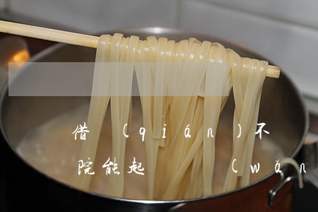 借錢(qián)不還網(wǎng)上法院能起訴嗎(網(wǎng)上借錢(qián)不還被起訴的后果)