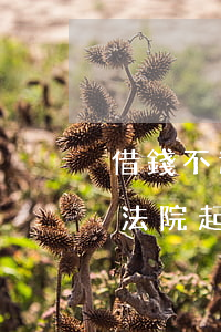 借錢不還怎么起訴要多少錢(借錢不還,怎么向法院起訴,起訴費是多少)