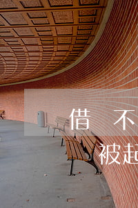 借錢不還起訴后借款人有什么后果(借錢沒錢還被起訴的后果)