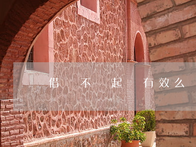 借錢不還起訴有效么