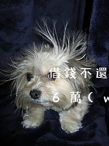 借錢不還起訴有用嗎6(借錢不還起訴有用嗎6萬(wàn))