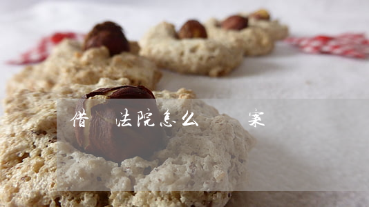 借錢法院怎么樣結案