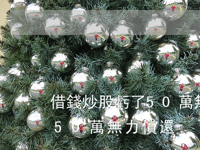借錢炒股虧了50萬無力償還(借錢炒股虧了50萬無力償還)