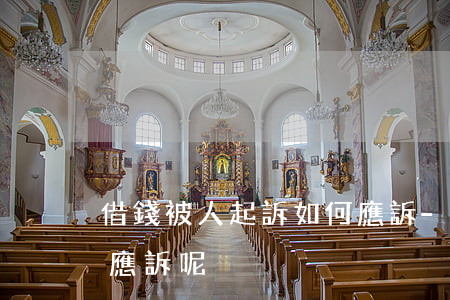 借錢被人起訴如何應訴-借錢被人起訴如何應訴呢