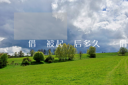 借錢被起訴后多久還錢（借錢被起訴多次）