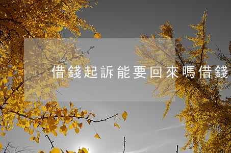 借錢起訴能要回來嗎（借錢起訴可以要回嗎）