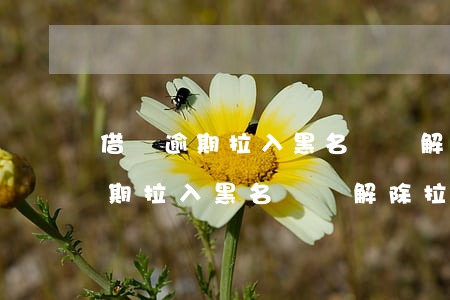 借錢逾期拉入黑名單會解除拉黑嗎-借錢逾期拉入黑名單會解除拉黑嗎知乎