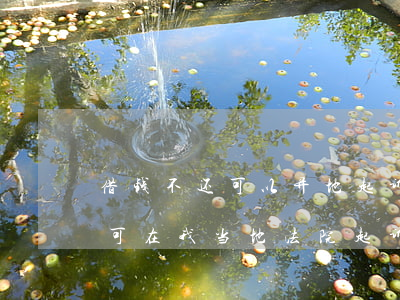 借钱不还可以异地起诉吗(外省朋友借钱不还可在我当地法院起诉吗?)