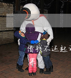 借钱不还起诉会怎么样（借钱不还起诉什么结果）