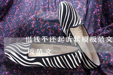 借钱不还起诉状模板范文(借钱不还起诉状模板范文)