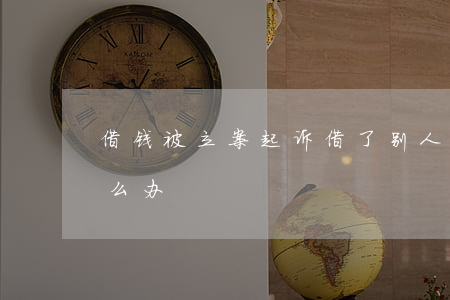 借钱被立案起诉(借了别人钱被起诉立案了怎么办)
