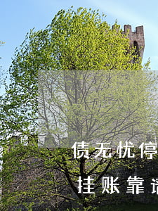 债无忧停息挂账是真的吗(债消消公司做停息挂账靠谱吗)