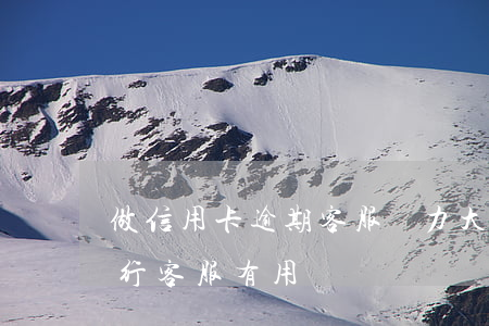 做信用卡逾期客服壓力大嗎（信用卡逾期打銀行客服有用嗎）