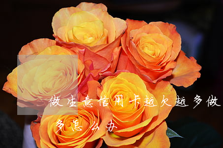 做生意信用卡越欠越多 做生意信用卡越欠越多怎么办