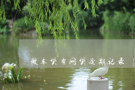 做车贷有网贷逾期记录