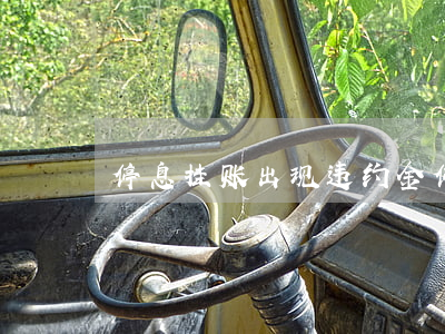 停息挂账出现违约金(停息挂账法律依据)