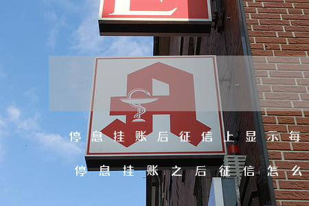 停息挂账后征信上显示每个月还款记录吗-停息挂账之后征信怎么显示