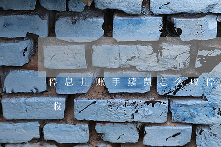 停息挂账手续费怎么收(停息挂账手续费怎么收)