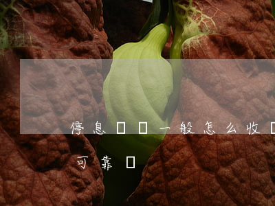 停息掛賬一般怎么收費(fèi)（停息掛帳可靠嗎）