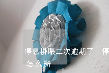 停息掛賬二次逾期了-停息掛賬二次逾期了怎么辦