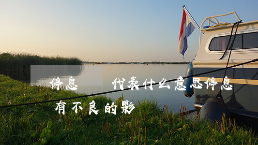 停息掛賬代表什么意思(停息掛賬什么意思會有不良的影響嗎)